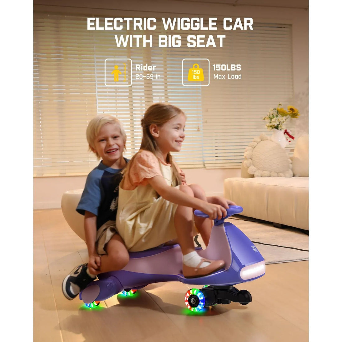 Zappy Rider - Electric Wiggle Car With Paddle